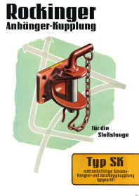 Rockinger Typ SK Anhänger-Kupplung Anhängerkupplung Reklame Werbung Poster