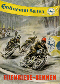 Eilenriede-Rennen Veranstaltung Motorsport Rennsport Motorrad Continental Reifen Poster Plakat Bild