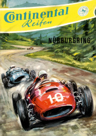 Nürburgring 1960 Rennen Veranstaltung Motorsport Rennsport Continental Reifen Poster
