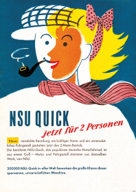 NSU Quick "Jetzt für 2 Personen" Poster