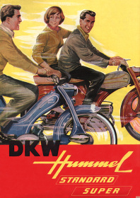 DKW Hummel Standard Super Moped Poster Plakat Bild