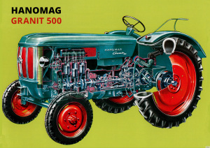 Hanomag Granit 500 Schlepper Traktor Poster
