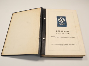 VW Typ 11, 14, 15 Käfer 1200 Karmann Ghia Original Reparaturleitfaden Reparaturanleitung, 1952-1957