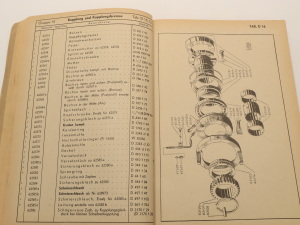 Lanz Bulldog original spare parts list pre-war 1942 D 8500 8506 9500 9506 1500 Acker Ackerluft