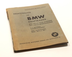 BMW R 12 und R 17 Original Ersatzteilliste