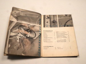 VW T1 Transporter Bus Bulli Original Owner's User Manual 1960