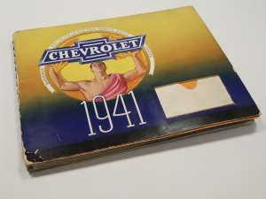 Chevrolet Models 1941 Original Dealer Album Program Sales Brochure