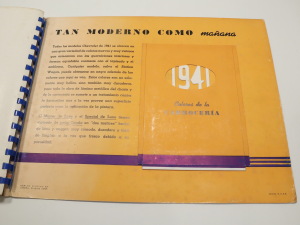 Chevrolet Models 1941 Original Dealer Album Program Sales Brochure