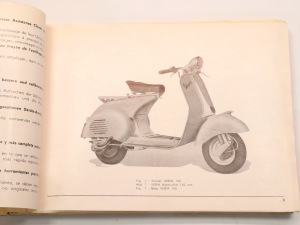 Vespa 150 motor scooter original workshop manual repair instructions, Piaggio 1955