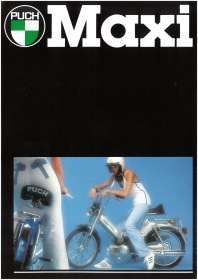 Puch Maxi N, S and S Sport Original Sales Brochure