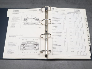 Lamborghini Countach 25th 1989 original Ersatzteilliste und Schaltpläne + LM200 Elektrik