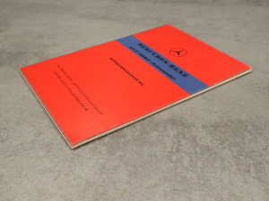 Mercedes-Benz 300d automatic original operating instructions Adenauer W189, 1959 edition