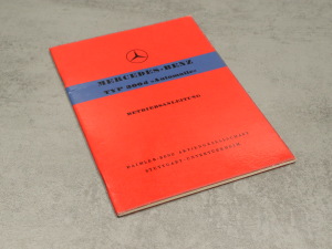 Mercedes-Benz 300d Automatik original Bedienungsanleitung Adenauer W189, Ausgabe 1959