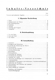 NSU 201 OSL, 251 OSL und 351 OT Bedienungsanleitung