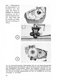 DKW RT 200, 250, 250/H und 250/H Reparaturanleitung (Motor und Getriebe)