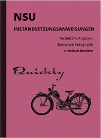NSU Quickly 1,4 1,7 PS N L T TTK S 2 Reparaturanleitung Werkstatthandbuch