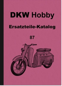 DKW Hobby Scooter Spare Parts List Spare Parts Catalogue Parts Catalogue
