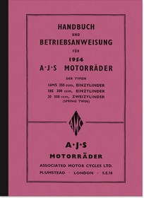 AJS 16 MS, 18 S and 20 Operating Manual (Spring-Twin) Manual Operating Manual
