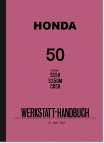 Honda SS 50, SS 50 M, CB 50 Reparaturanleitung Werkstatthandbuch