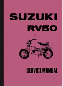 Suzuki RV 50 RV50 Reparaturanleitung Montageanleitung Werkstatthandbuch
