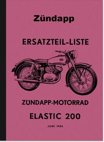 Zündapp Elastic 200 Ersatzteilliste