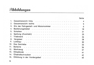 Zündapp 200 S 1955 Bedienungsanleitung