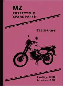 MZ ETZ 251/ ETZ 301 spare parts list spare parts catalog parts catalog