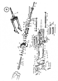 Adler MB 150, 200, 201, 250 and M 2011 spare parts list spare parts catalog