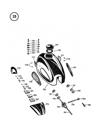 Adler MB 150, 200, 201, 250 and M 2011 spare parts list spare parts catalog