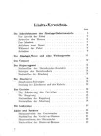 Zündapp EM 250 Z 300 Einheitsmodell Betriebsanweisung Bedienungsanleitung