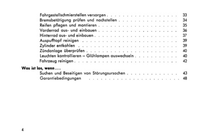 Zündapp C 50 Super Typ 441-01LO Bedienungsanleitung