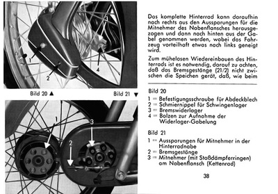 Zündapp C 50 Super Typ 441-01LO Bedienungsanleitung