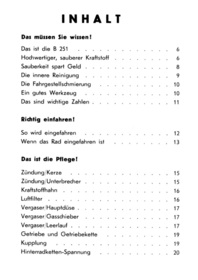 Ardie B 251 Bedienungsanleitung B251 Motorrad