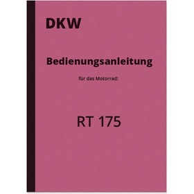 DKW RT 175 Bedienungsanleitung RT175