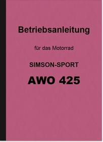 AWO 425 (Simson Sport) Bedienungsanleitung