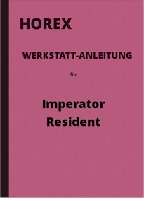 Horex Imperator and Resident Repair Manual Workshop Manual