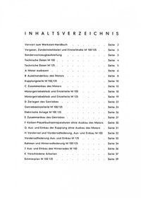 Adler M 100 und M 125 Reparaturanleitung Werkstatthandbuch M100 M125