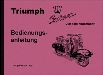 Triumph Contessa scooter 200 cc user manual