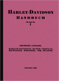 Harley-Davidson 1000 /1200 ccm 1926 Bedienungsanleitung
