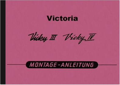Victoria Vicky III und IV 3 4 Motor Reparaturanleitung Werkstatthandbuch