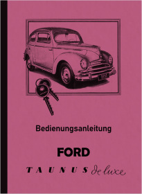 Ford Taunus "De Luxe" 1951 Bedienungsanleitung