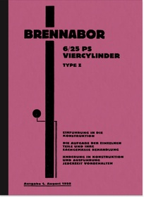 Brennabor 6/25 PS Typ Z 4-Zylinder 1928 Bedienungsanleitung