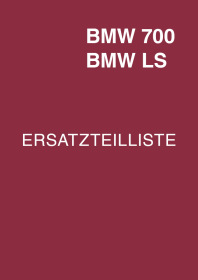 BMW 700 und 700 LS Ersatzteilliste