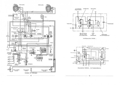 Bosch Schaltbilder und Schaltpläne, Elektrischer Schaltplan für verschiedene KFZ