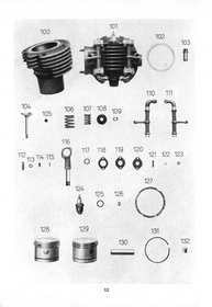 Wanderer Kardan K 500 1928 Ersatzteilliste Ersatzteile-Liste