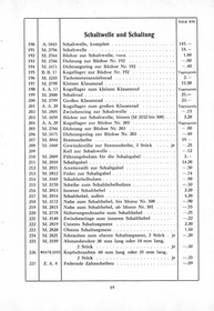 Wanderer Kardan K 500 1928 Ersatzteilliste Ersatzteile-Liste