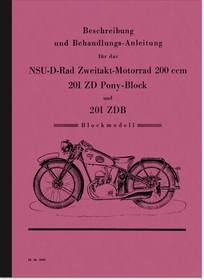 Pearson's Manual Berini Zundapp NSU Kreidler EE10 1957 NSU Lightweight Autocycles 