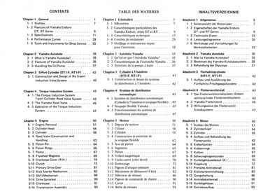 Yamaha DT 250 und 360, RT 1 2 3 F DT1-F DT2 DT3, RT1-F RT2 RT3 Reparaturanleitung Werkstatthandbuch