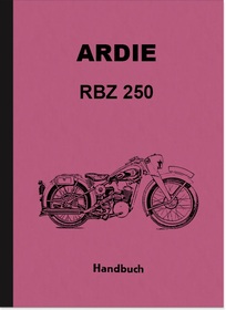 Ardie RBZ 250 (Major) Bedienungsanleitung Betriebsanleitung Handbuch RBZ250