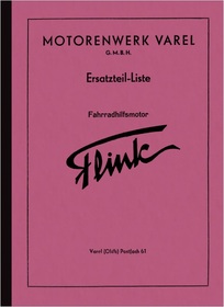 Flink Fahrradhilfsmotor FHM 43 A B Ersatzteilliste Teileliste